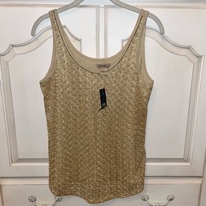 Lucky Brand Gold Tank Top